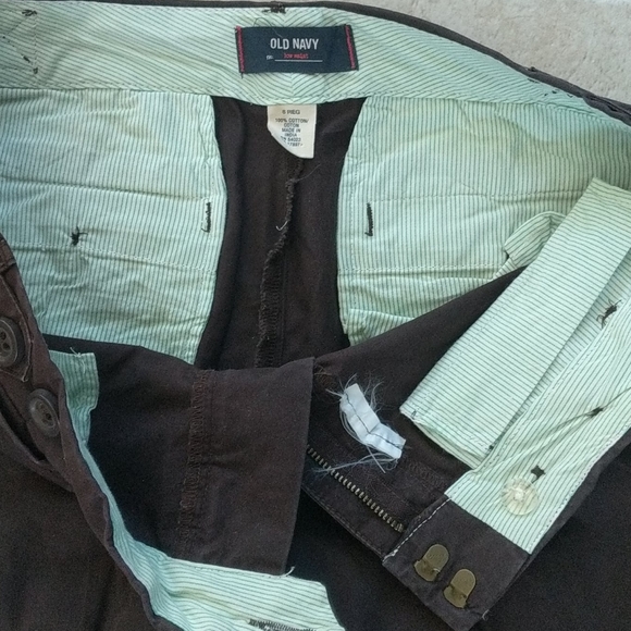 Old Navy size 6 brown khaki dress pants trousers - Picture 4 of 6